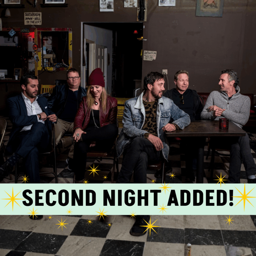 RUSTIC OVERTONES - SECOND NIGHT ADDED!